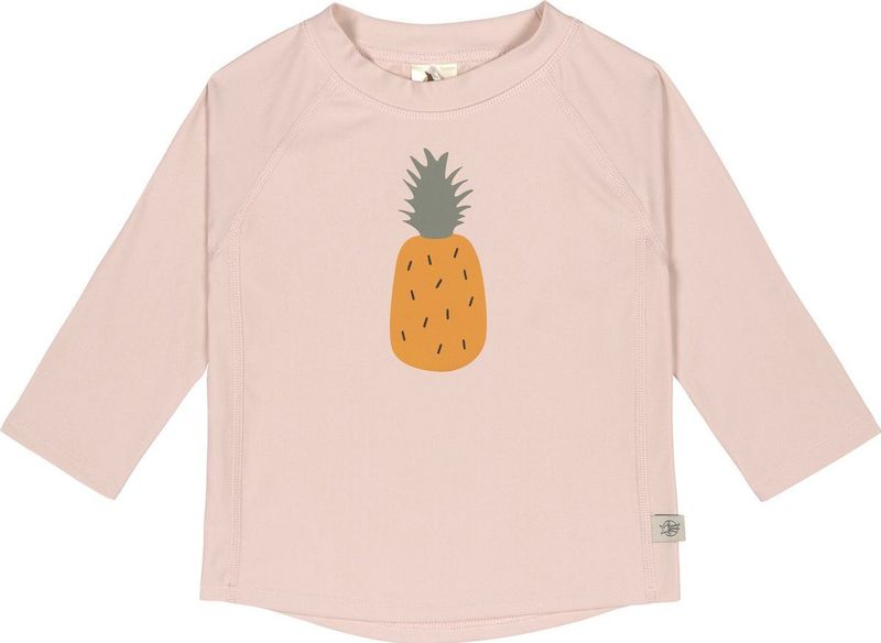 Lässig Zwemshirt Rashguard Lange Mouw Splash & Fun Ananas - Poederroze - maat 92cm