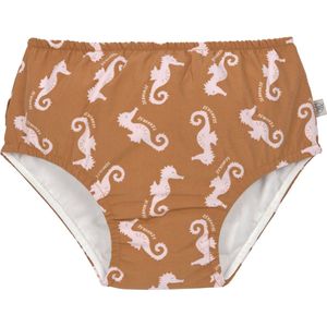 Lässig Zwembroekje met luier Splash & Fun Seahorse caramel, 07-12 mnd. Maat 74/80