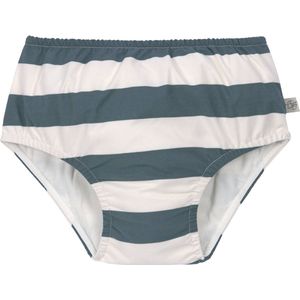 Lässig Zwembroekje met luier Splash & Fun Block Stripes milky/blue, 07-12 mnd. Maat 74/80