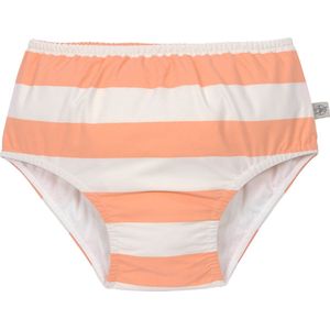 LÄSSIG Baby kinderen zwemluier zwemluier zwembroek/Swim Diaper Block Stripes milky/perzik, 19-24 maanden, maat: 92