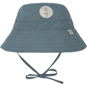 LÄSSIG Zonnehoed voor badpak, uniseks, kinderen, 1 stuk, Blauw, Blauw