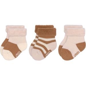 Lässig - Badstof Sokken - Roze/Caramel - GOTS Gecertificeerd - 3-Pack