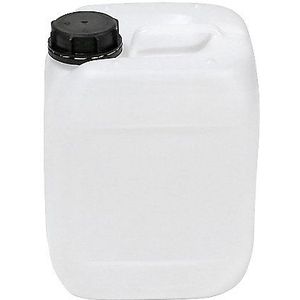 Polyethyleen jerrycan, inhoud 5 l, l x b x h = 182 x 162 x 235 mm, naturel, vanaf 5 st.