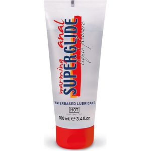 HOT Anal Superglide Warming Liquid Pleasure - waterbased lubrica