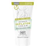 HOT Intimpflege Intimate Depilation Cream Tube mit 100ml, 1-tlg., Enthaarungscreme für SIE und IHN