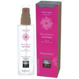Shiatsu HEDIONE «Bed &amp; Body» Kirsche und wei&#223;er Lotus, 100ml Duftspray mit Pheromonen - f&#252;r Frauen
