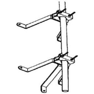 Peres MH 25 - roestvrij staal - staal - 3 cm - 6 cm - 25 cm - 1,8 kg (Antenne aansluiting), Satelliet accessoires, Zilver