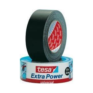 Tesa extra Power Universal duct tape 50 mm x 25 m (1 rol) zwart