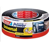 Tesa Ducttape Klustape extra power 50m/ 48mm - Zwart