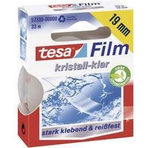 tesa - tesafilm® kristall-klar - Plakband - Transparant - 33 m x 19 mm - 1 stuk