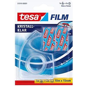 tesa - 57319-00001-04 - Tesafilm - Transparant - 10 m x 15 mm - 2 stuk(s)