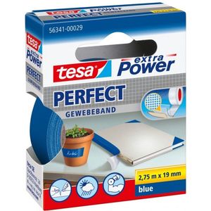 Tesa extra Power Perfect, ft 19 mm x 2,75 m, blauw