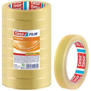 TESA Standard, 66 m, Transparent, Polypropylen (PP), Karton, Papier, 19 mm, 8 Stück(e)