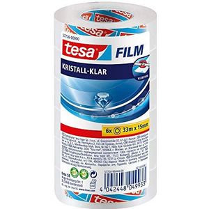 57726-00000-02 Klebefilm kristall-klar Transparent (l x b) 33 m x 15 mm 6 St. - Tesa