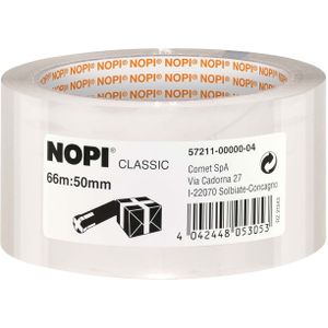 NOPI Packband Classic transparent 50,0 mm x 66,0 m 1 Rolle