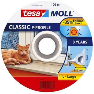 Tesa Tochtband P-profile Wit 100m | Deurbenodigdheden