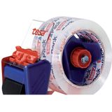 Tesa - Verpakkingstapedispenser - Transparant - Kunststof - Met 2 Gratis Rollen