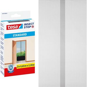 Fliegengitter tesa Insect Stop Standard f&#252;r T&#252;ren 0,65x2,20m 2 St&#252;ck anthrazit