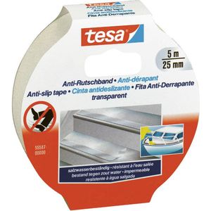 Tesa 55587-02 Anti-slip Tape - 5M x 25MM - Transparant