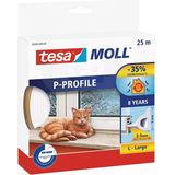 Tesa Moll Tochtstrip P-Profile Large 25M Wit