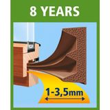 E-Profil Gummidichtung tesamoll 6mx9mmx4mm wei&#223;