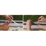 Tesa - 5428 Raam-Deurtochtstrip - Wit - 6 m - 1 stuk