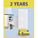 Tesa - 5428 Raam-Deurtochtstrip - Wit - 6 m - 1 stuk