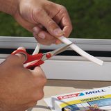 1x Tesa Zelfklevende Tochtstrip - Wit - 10 mtr x 25mm x 6mm