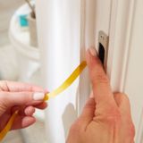 Tesa Tochtstrip - zelfklevend - wit - 10 mtr x 9 mm - Tochtstroken