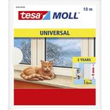 Tesa Tochtstrip - zelfklevend - wit - 10 mtr x 9 mm - Tochtstroken