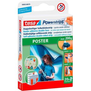 TESA POWERSTRIPS POSTER 20 stuks