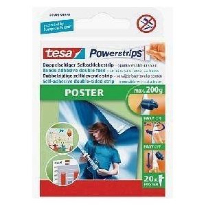 TESA POWERSTRIPS POSTER 20 stuks