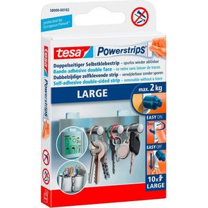 10x Tesa Powerstrips Large Klusbenodigdheden