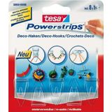 Tesa 58900 powerstrips deco haken transparant - 5 stuks