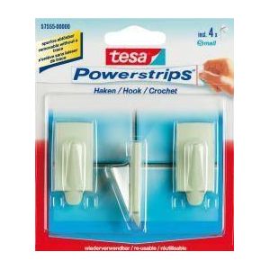 3x Tesa Powerstrips ovale haken small - Klusbenodigdheden - Huishouden - Verwijderbare haken - Opplak haken 3 stuks