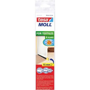 5 x Tesa Türdichtschiene für Textilböden 1mx43mm weiß