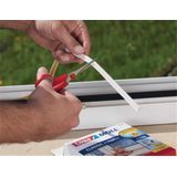 Tesamoll - D Profiel - Tochtstrip - Wit - Rubber - Zelfklevend