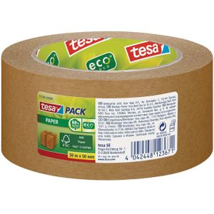 Tesa Verpakkingstape Eco Papier - Bruin - 50mx50mm