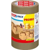 Tesa tape Promo Pack bruin 66 m x 50 mm - 3 stuks