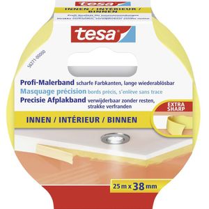 tesa Masking Tape Professional 25m x 38mm Yellow