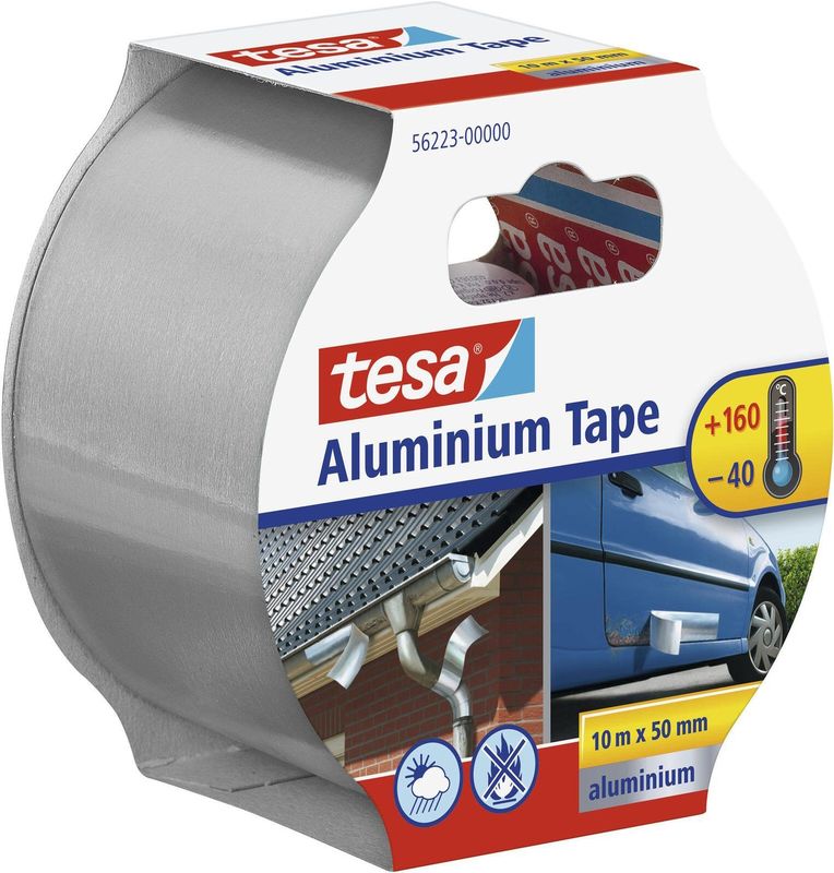 tesa 56223-00000-11 Aluminium tape Zilver (l x b) 10 m x 50 mm 1 stuk(s)