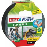 Tesa Extra Power Eco Repair Textieltape Zwart - 20 M X 38 Mm.