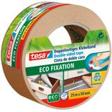 1x Tesa dubbelzijdig tapijttape wit op rol 25 meter - Klusmateriaal - Huishoudartikelen - Tapijttape - Dubbelzijdig tape