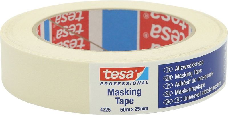 Tesa - 04325 Precision Mask - Afplaktape - Creme - 38mm X 50m