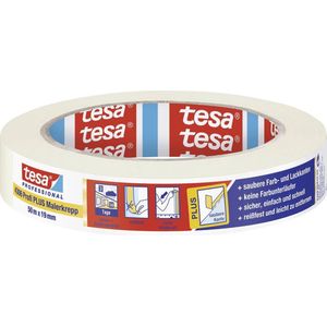 tesa - PREMIUM Maskeertape - Beige - 50 m x 19 mm - 1 stuk