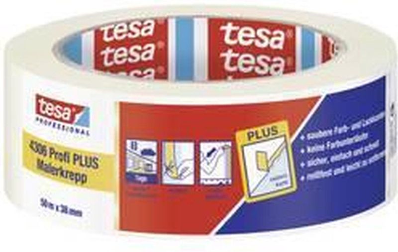Tesa - 4306 - Maskeertape - Beige - 50 m x 38 mm