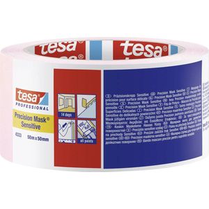Tesa precision masking tape 4333 - 50 meter x 50 mm.
