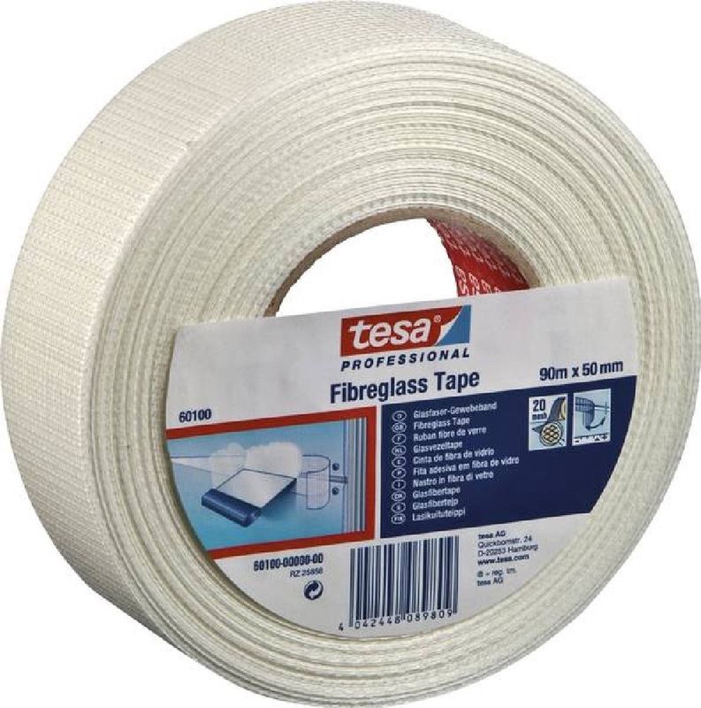 60101-00001-00 Gewebeklebeband ® Professional Weiß (l x b) 45 m x 50 mm 1 St. - Tesa
