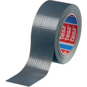 Tesa 04610 Ducttape - Algemeen - Zilver - 50mm x 50m