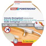 Dubbelzijdige montagetape tesa small 9mmx5m wit | Pak a 2 stuk